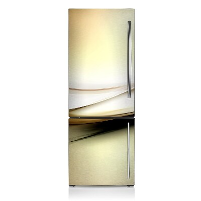 Magnetische bedrukte mat Beige abstractie