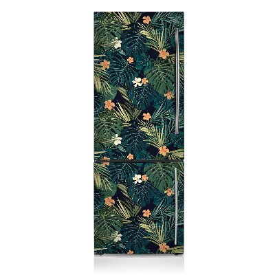 Magnetische bedrukte mat Bloemen en bladeren