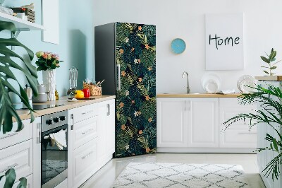 Magnetische bedrukte mat Bloemen en bladeren