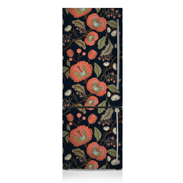 Koelkast magneet Retro bloemen