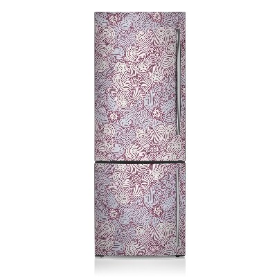 Koelkast magneet Doodle -bloemen