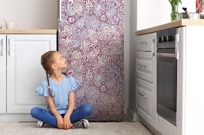 Koelkast magneet Doodle -bloemen