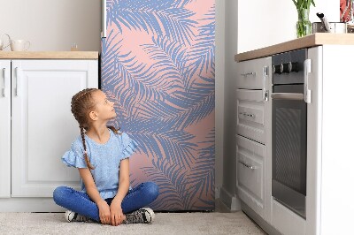 Koelkast magneet Blauwe bladeren