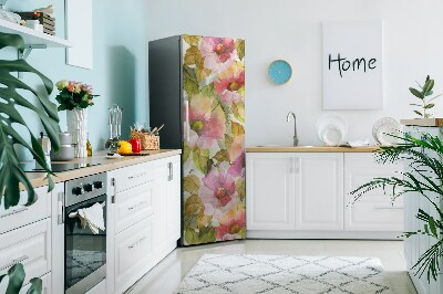 Magnetische bedrukte mat Geschilderde bloemen