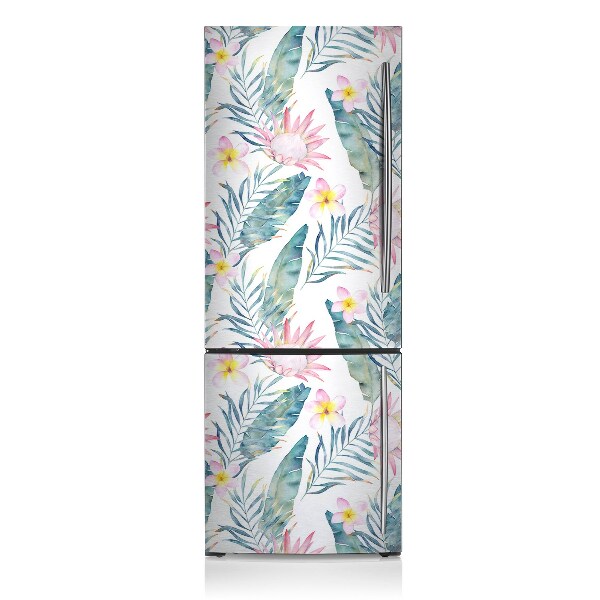 Koelkast magneet Felroze bloemen