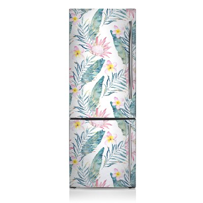Koelkast magneet Felroze bloemen