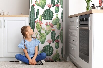 Magnetische bedrukte mat Cacti met doornen