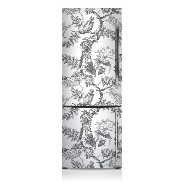 Magnetische bedrukte mat Grijze vogels