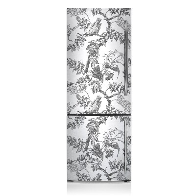Magnetische bedrukte mat Grijze vogels