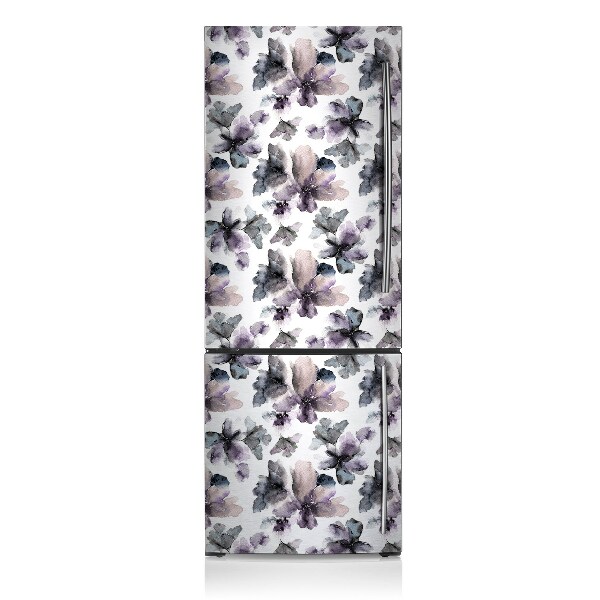 Magnetische bedrukte mat Donkere bloemen