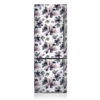 Magnetische bedrukte mat Donkere bloemen