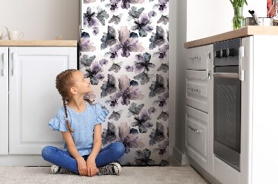 Magnetische bedrukte mat Donkere bloemen