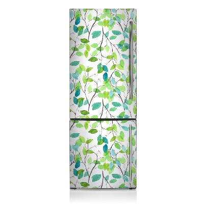 Magnetische bedrukte mat Groene takken