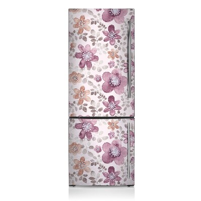 Magnetische bedrukte mat Roze bloemen