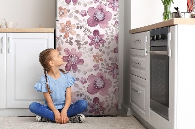 Magnetische bedrukte mat Roze bloemen