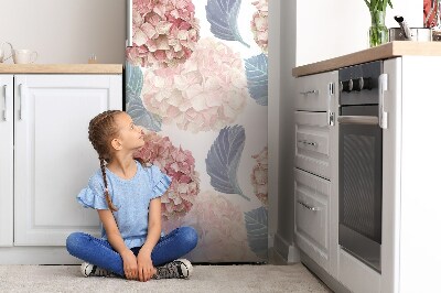 Magnetische bedrukte mat Hortensia