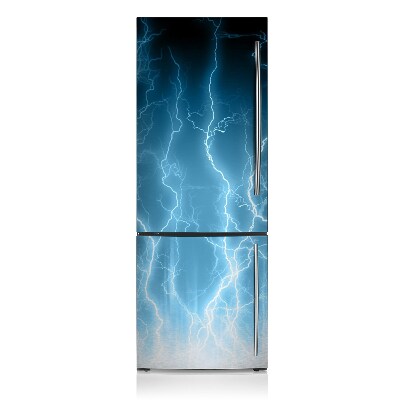 Magnetische bedrukte mat Blauwe bliksem
