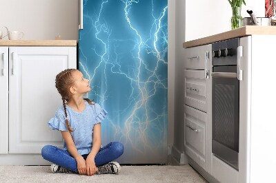 Magnetische bedrukte mat Blauwe bliksem