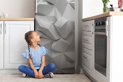 Magnetische bedrukte mat Abstract wit