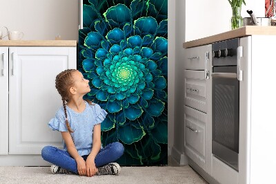 Magnetische bedrukte mat Groene bloem