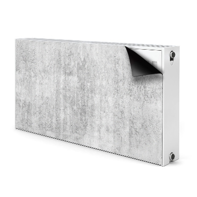 Magnetische radiatormat Grijs beton