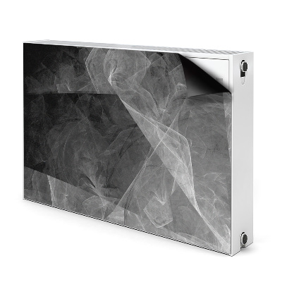 Decoratieve radiatormat Grafiet abstractie