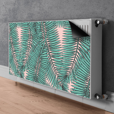 Decoratieve radiatormat Exotisch blad