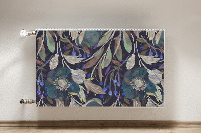 Decoratieve radiatormagneet Botanisch patroon