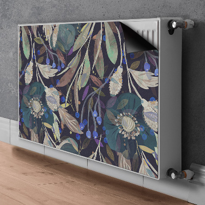 Decoratieve radiatormagneet Botanisch patroon