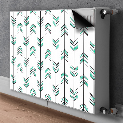 Magnetische radiatormat Pijlen illustratie