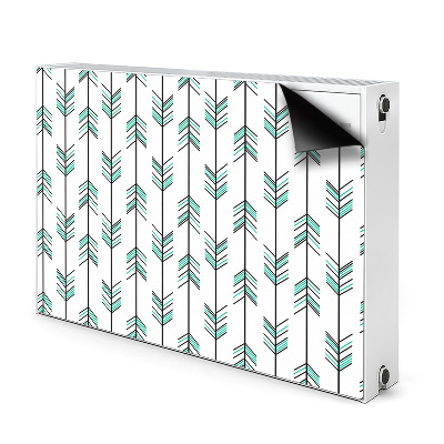 Magnetische radiatormat Pijlen illustratie