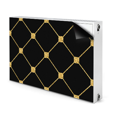 Decoratieve radiatormagneet Gouden diamanten