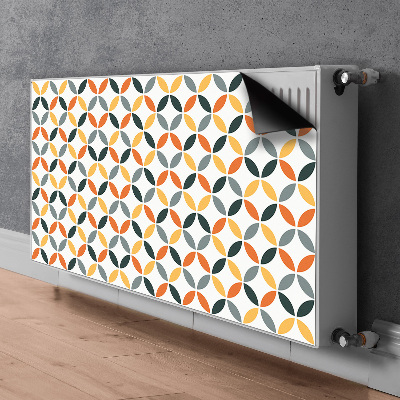 Decoratieve radiatormat Geometrische wielen