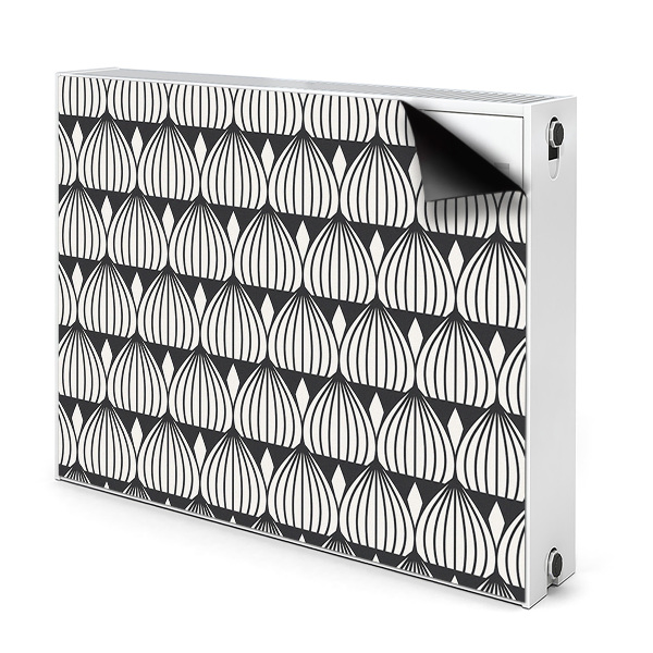 Magnetische radiatormat Retro patroon