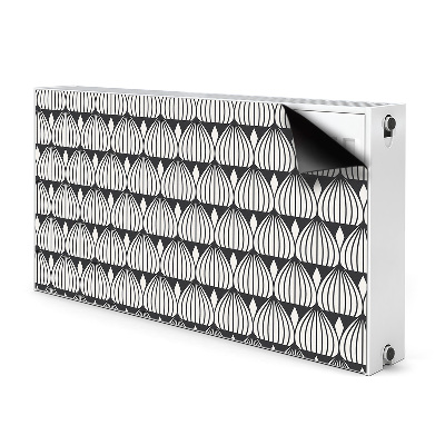 Magnetische radiatormat Retro patroon