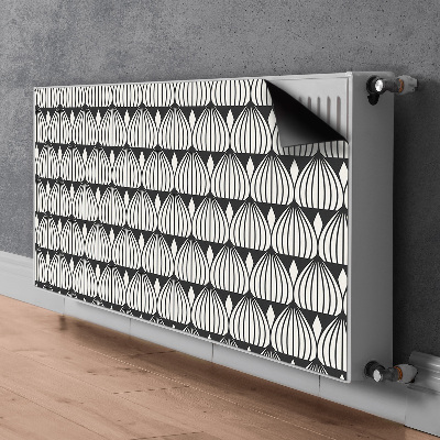 Magnetische radiatormat Retro patroon