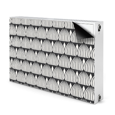 Magnetische radiatormat Retro patroon