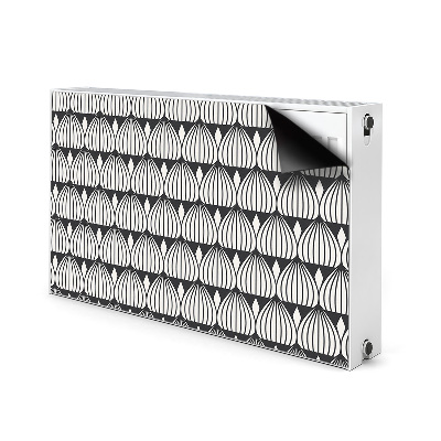 Magnetische radiatormat Retro patroon