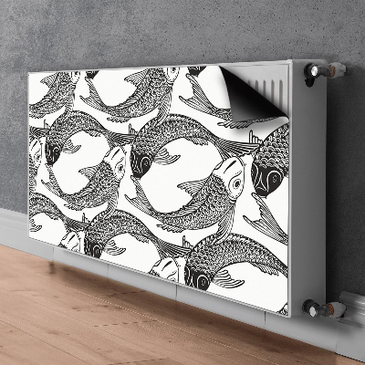 Magnetische radiatormat Vis koi