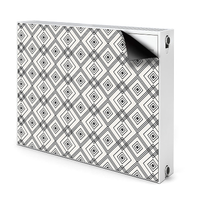 Decoratieve radiatormat Geometrische illusie