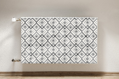 Decoratieve radiatormat Geometrische illusie