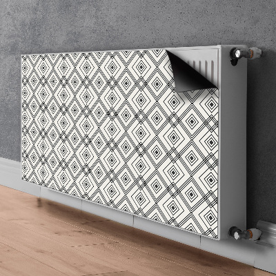 Decoratieve radiatormat Geometrische illusie