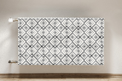 Decoratieve radiatormat Geometrische illusie