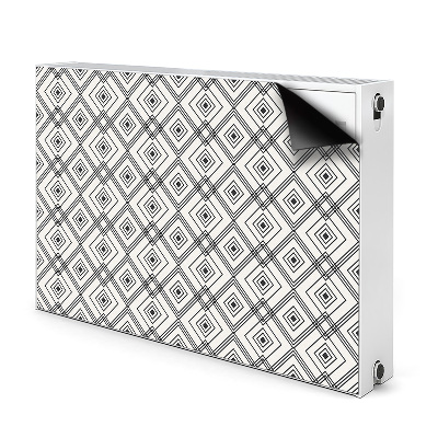 Decoratieve radiatormat Geometrische illusie