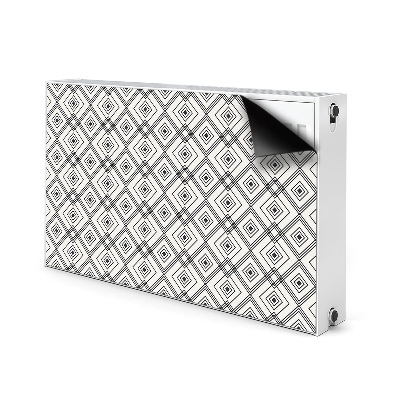 Decoratieve radiatormat Geometrische illusie