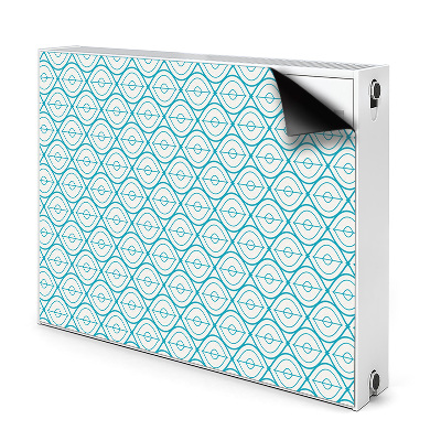 Magnetische radiatormat Retro patroon