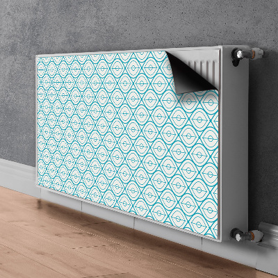 Magnetische radiatormat Retro patroon