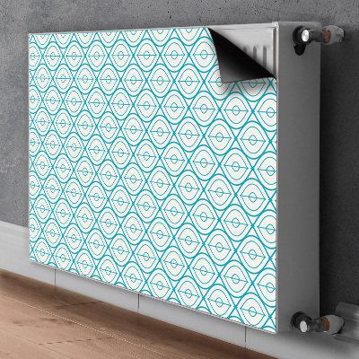 Magnetische radiatormat Retro patroon