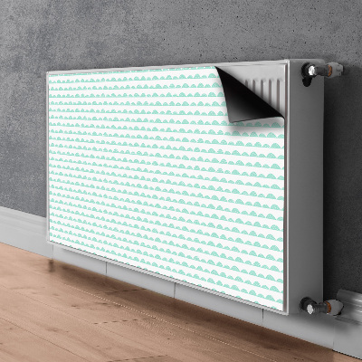 Decoratieve radiatormagneet Groene heuvels