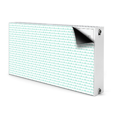 Decoratieve radiatormagneet Groene heuvels